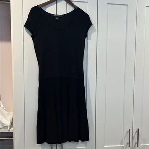 Ralph Lauren Black Pleated Sheath Dress for Cocktail